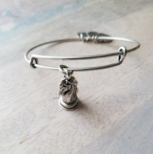 Alex and Ani Knight Charm Bangle